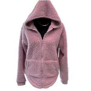 SO Women's Pink Sherpa Hoodie